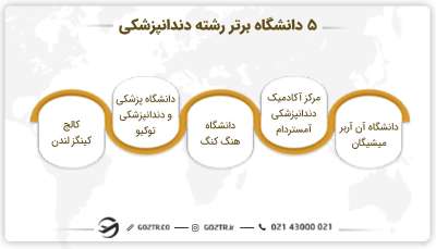 دانشگاه های برتر رشته دندانپزشکی