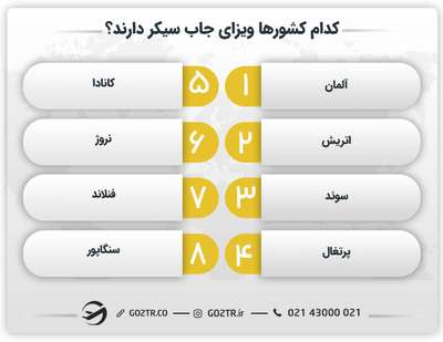 کدام کشورها ویزای جاب سیکر دارند؟