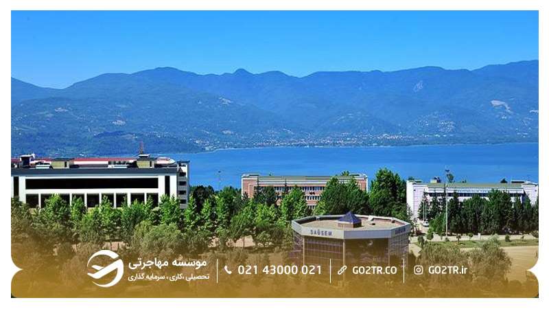 نمایی از دانشگاه ساکاریا ترکیه
