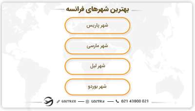 بهترین شهرهای فرانسه
