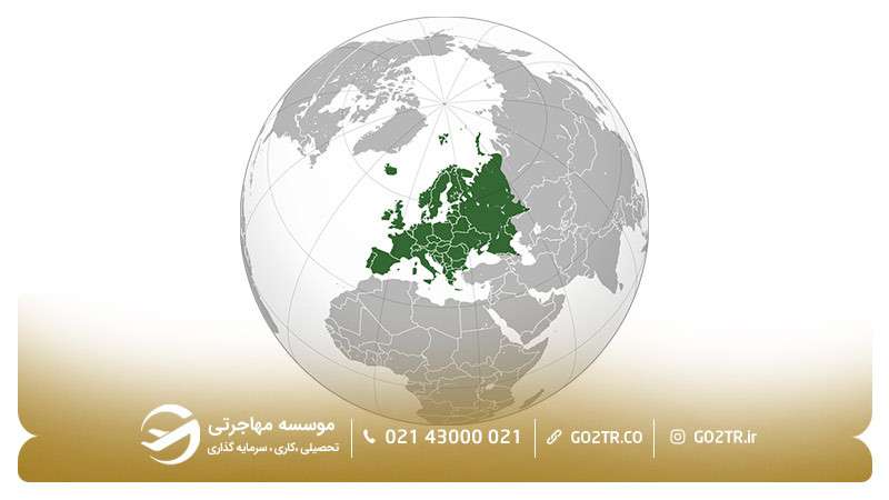 نقشه اروپا