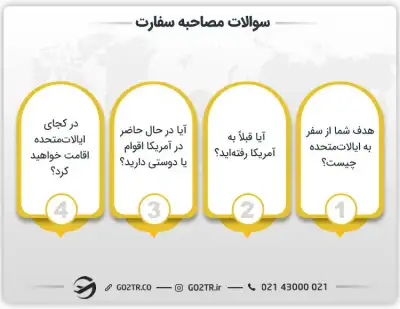 سوالات مصاحبه سفارت