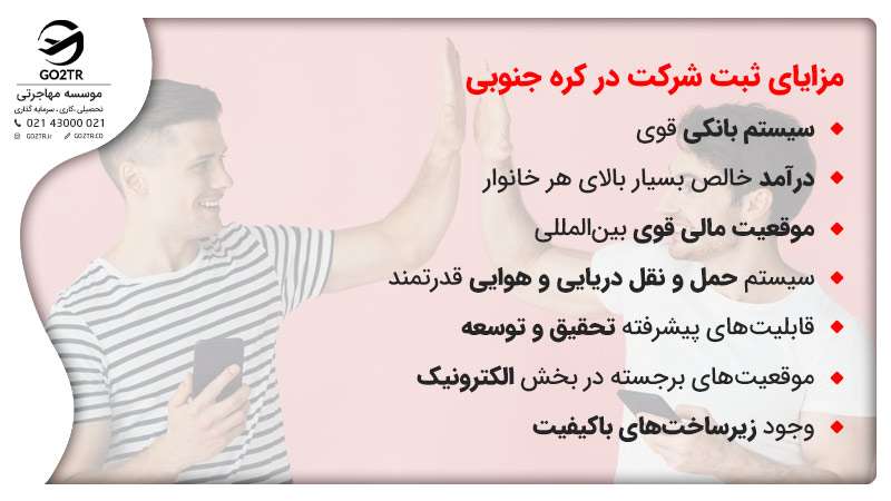 مزایای ثبت شرکت در کره جنوبی
