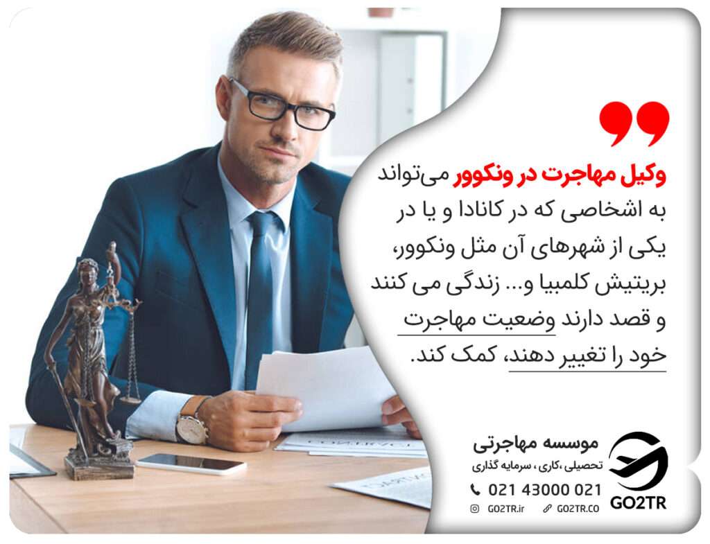 خدمات وکیل مهاجرت در مهمترین شهرهای کانادا