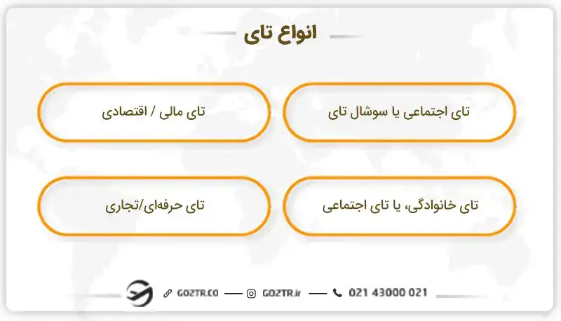 انواع تای