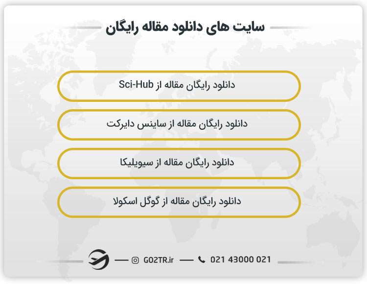 سایت های دانلود مقاله رایگان