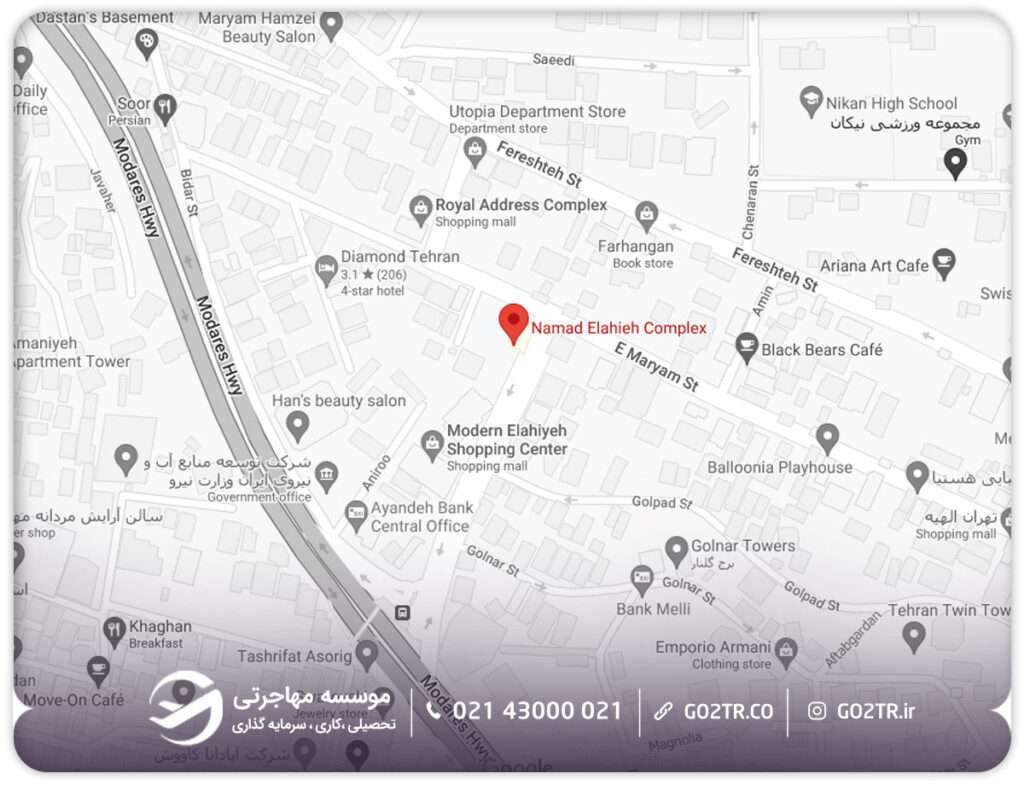 آدرس مرکز رسمی ویزای روسیه در ایران
