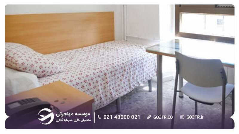 فضاها و امکانات خوابگاه هرناندو کولین دانشگاه سویا اسپانیا