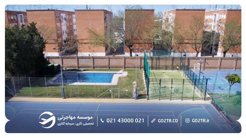 فضاها و امکانات خوابگاه هرناندو کولین دانشگاه سویا اسپانیا
