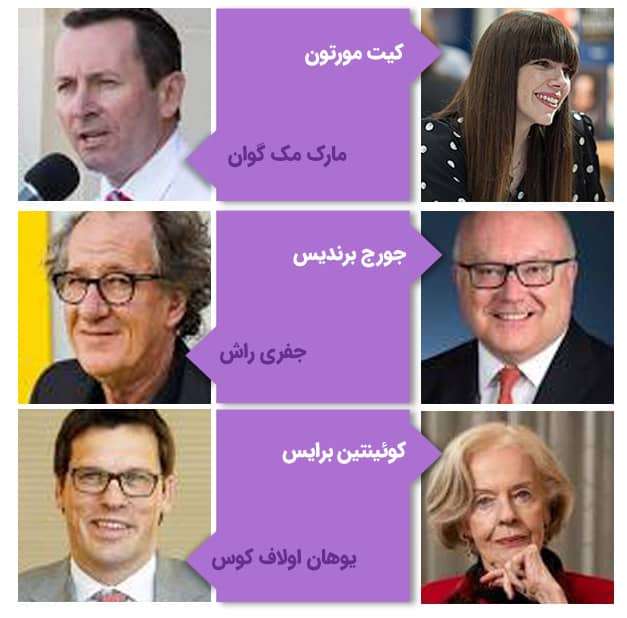 تصاویر مشاهیر دانشگاه کوئينزبند استرالیا