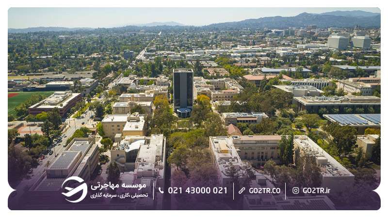 نمایی از پردیس دانشگاه کلتک آمریکا