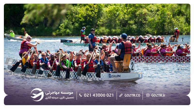جشنواره قایق اژدها در شهر اتاوا کانادا