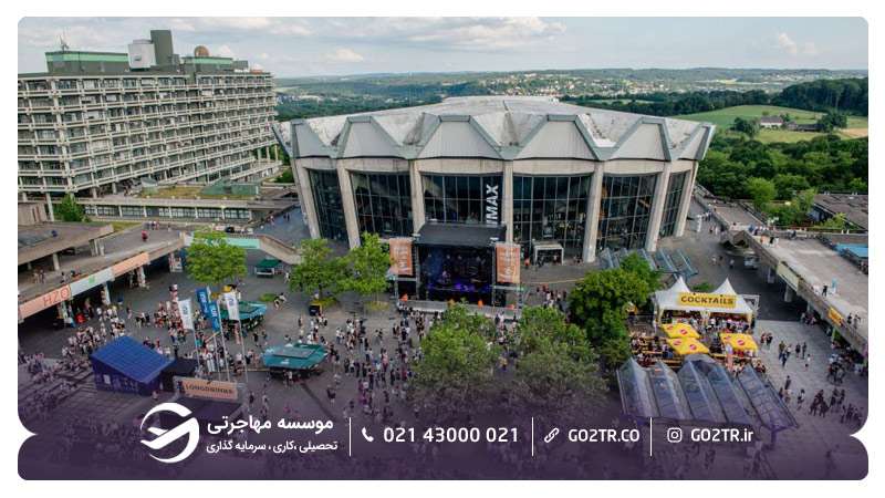 ساختمان اصلی دانشگاه رور بوخوم آلمان