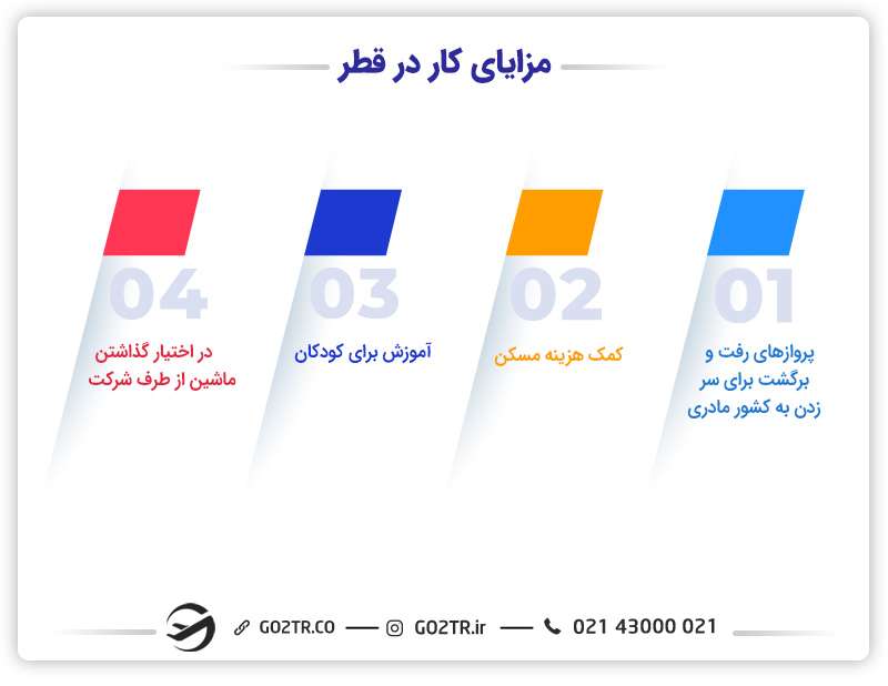 مزایای کار در قطر