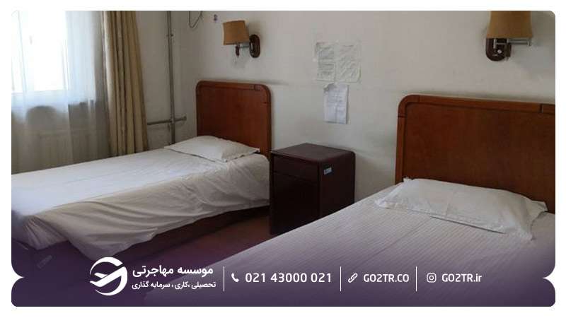     اتاق ۲ نفره خوابگاه دانشگاه نانکای چین