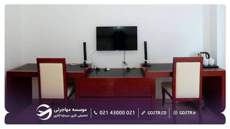     اتاق ۲ نفره خوابگاه دانشگاه نانکای چین