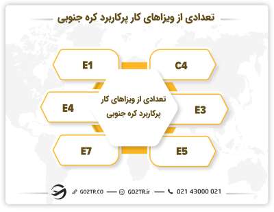 انواع ویزا برای کار در کره جنوبی