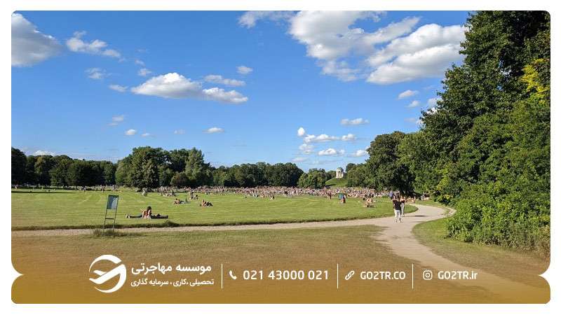 ایالت بایرن آلمان - باغ انگلیسی