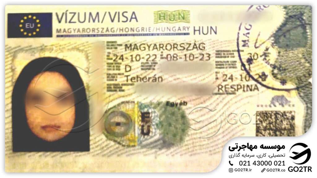 اخذ ویزای کار مجارستان توسط کارشناسان GO2TR