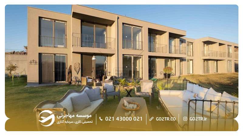 نمونه تصویر آپارتمان در بدروم ترکیه