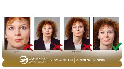 فرمت صحیح عکس بیومتریک