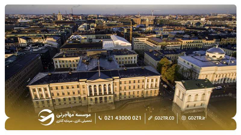 نمایی از شهر هلسینکی