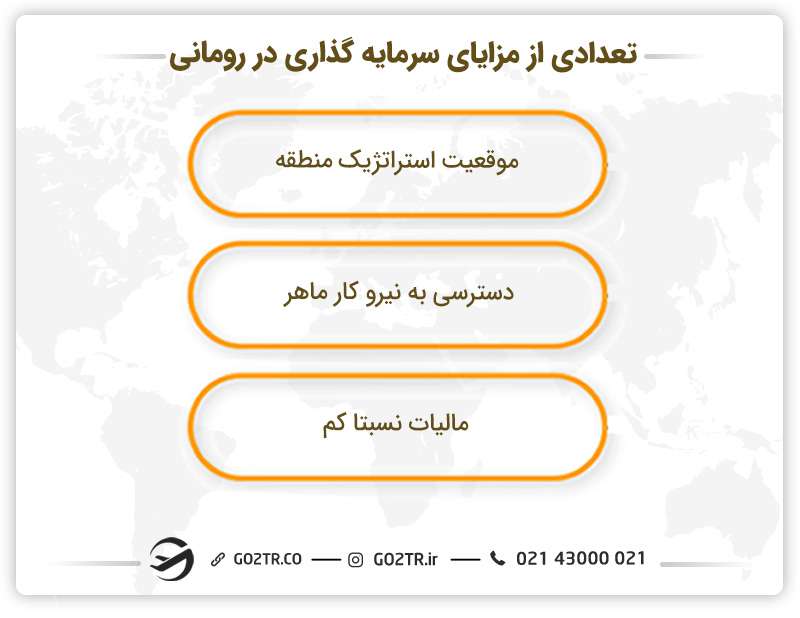 مزایای سرمایه گذاری در رومانی