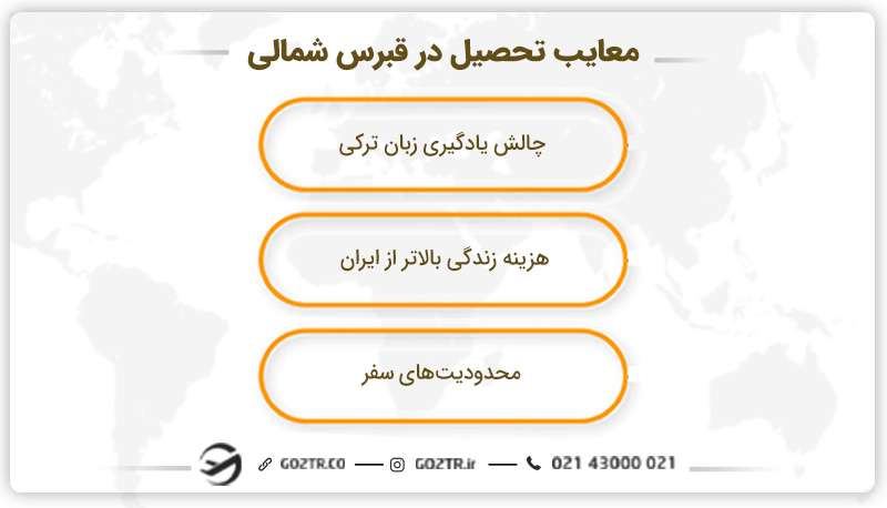 معایب تحصیل در قبرس شمالی