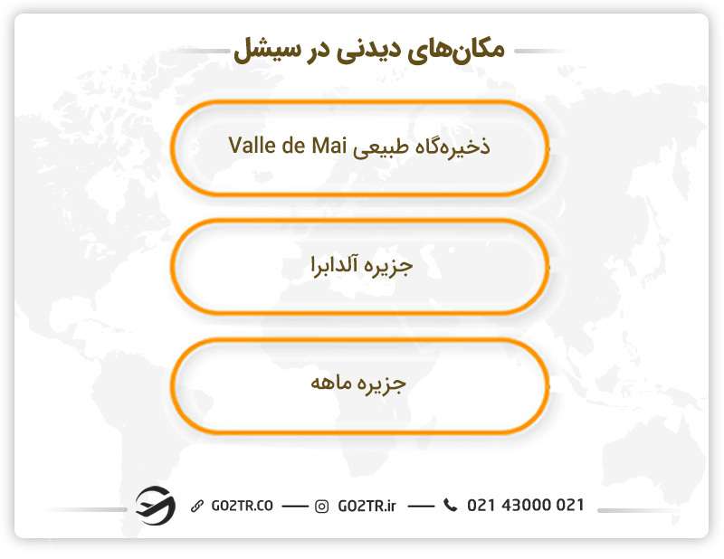 مکانهای دیدنی در سیشل