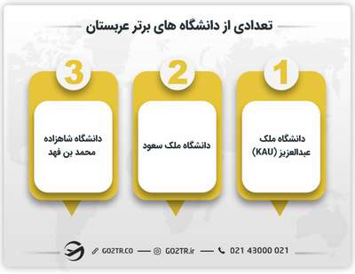 تعدادی از دانشگاه های برتر عربستان
