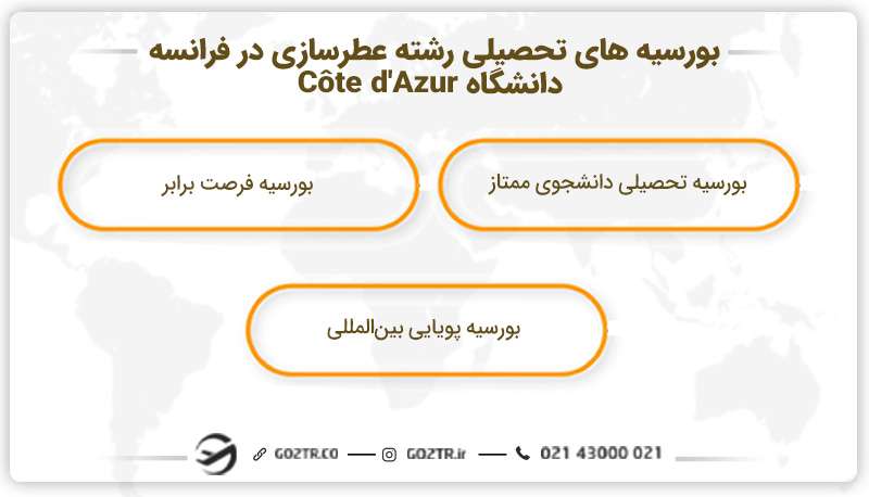 بورسیههای تحصیلی رشته عطرسازی در فرانسه دانشگاه Côte d'Azur