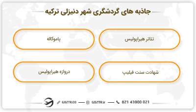 جاذبه های گردشگری شهر دنیزلی ترکیه
