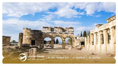 دروازه هیراپولیس از عکس های شهر دنیزلی ترکیه