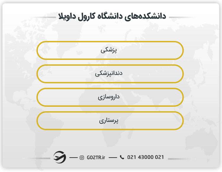 دانشکده‌های دانشگاه کارول داویلا
