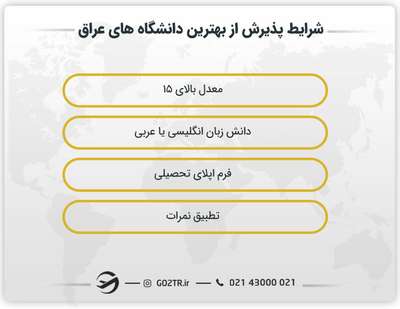 با چه شرایطی از بهترین دانشگاه های عراق پذیرش بگیریم